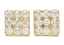 Load image into Gallery viewer, 1.15 Carat Natural Diamond 14K Solid Yellow Gold Earrings