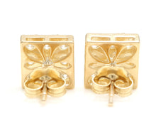 Load image into Gallery viewer, 1.15 Carat Natural Diamond 14K Solid Yellow Gold Earrings