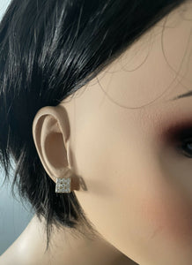 1.15 Carat Natural Diamond 14K Solid Yellow Gold Earrings
