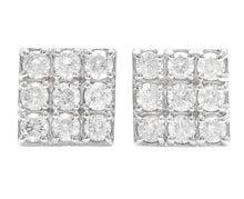 Load image into Gallery viewer, 1.15 Carat Natural Diamond 14K Solid White Gold Earrings
