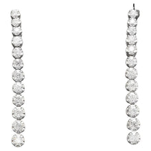 Load image into Gallery viewer, 1.40 Carat Natural Diamond 14K Solid White Gold  Earrings