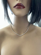 Load image into Gallery viewer, Gorgeous 5.00Ct Natural Diamond 14k Solid Rose Gold Tennis Paper Clip Style Necklace