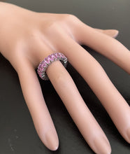 Load image into Gallery viewer, 7.00Ct Natural Pink Sapphire 14K Solid White Gold Ring