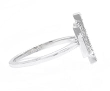 Load image into Gallery viewer, 0.25Ct Natural Diamond 14K Solid White Gold Band Ring