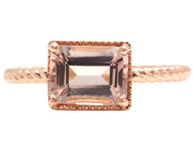 Load image into Gallery viewer, 1.50 Carats Natural Morganite 14K Solid Rose Gold Ring