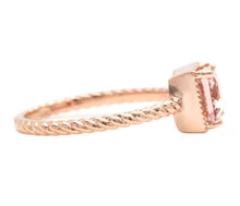 Load image into Gallery viewer, 1.50 Carats Natural Morganite 14K Solid Rose Gold Ring