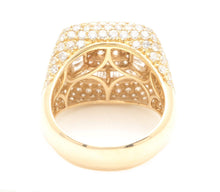 Load image into Gallery viewer, 3.69Ct Natural Diamond 14K Solid Yellow Gold Men&#39;s Ring