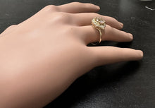 Load image into Gallery viewer, 2.50 Carats Impressive Natural Morganite and Diamond 14K Solid Yellow Gold Ring