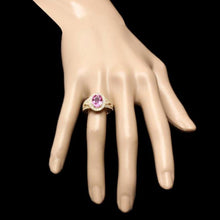 Load image into Gallery viewer, 3.20 Carats Natural Tourmaline and Diamond 14K Solid Yellow Gold Ring