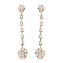 Load image into Gallery viewer, 2.10 Carats Natural VS1-VS2 Diamond 14K Solid Yellow Gold Earrings