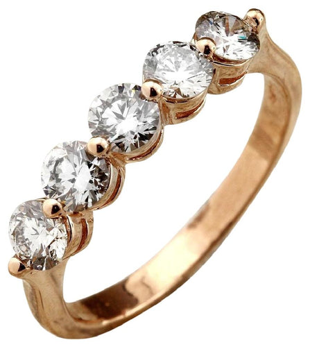 Splendid .90 Carats Natural VS1 Diamond 14K Solid Yellow Gold Ring