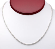 Load image into Gallery viewer, Splendid 5.45 Carats Natural Diamond 18K Solid White Gold Necklace