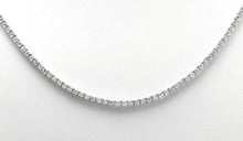 Load image into Gallery viewer, Splendid 5.45 Carats Natural Diamond 18K Solid White Gold Necklace