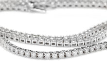 Load image into Gallery viewer, Splendid 5.45 Carats Natural Diamond 18K Solid White Gold Necklace
