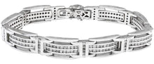 Load image into Gallery viewer, Very Impressive 5.67 Carats Natural Diamond 14K Solid White Gold Bracelet