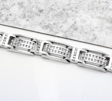 Load image into Gallery viewer, Very Impressive 5.67 Carats Natural Diamond 14K Solid White Gold Bracelet