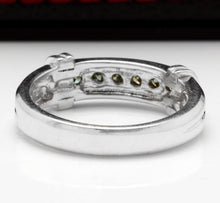 Load image into Gallery viewer, Splendid .50 Carats Natural VS Diamond 14K Solid White Gold Ring