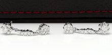 Load image into Gallery viewer, Adorable 1.25 Carats Natural VS Diamond 14K Solid White Gold Earrings
