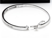 Load image into Gallery viewer, Very Impressive 1.35 Carats Natural VS Diamond 14K Solid White Gold Bangle Bracelet