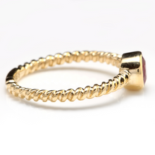 Load image into Gallery viewer, 0.80 Carats Exquisite Natural Ruby 14K Solid Yellow Gold Ring