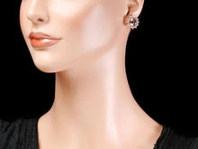 Load image into Gallery viewer, 6.00Ct Natural Morganite and Diamond 14K Solid Rose Gold Earrings
