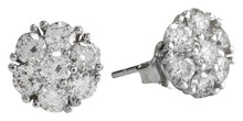 Load image into Gallery viewer, Exquisite 1.60 Carats Natural VVS Diamond 14K Solid White Gold Stud Earrings