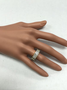 Splendid 1.70 Carats Natural VVS Diamond 18K Solid Yellow Gold Ring
