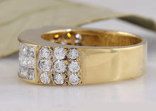 Load image into Gallery viewer, Splendid 1.70 Carats Natural VVS Diamond 18K Solid Yellow Gold Ring