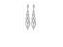 Load image into Gallery viewer, Exquisite 2.62 Carats Natural Diamond 18K Solid White Gold Earrings