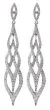 Load image into Gallery viewer, Exquisite 2.62 Carats Natural Diamond 18K Solid White Gold Earrings