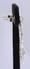 Load image into Gallery viewer, Exquisite .85 Carats Natural Diamond 18K Solid White Gold Earrings