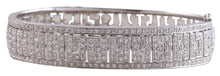 Load image into Gallery viewer, HEAVY Very Impressive 2.50 Carats Natural Diamond 18K Solid White Gold Bracelet