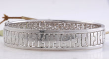 Load image into Gallery viewer, HEAVY Very Impressive 2.50 Carats Natural Diamond 18K Solid White Gold Bracelet