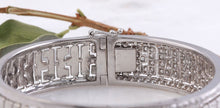 Load image into Gallery viewer, HEAVY Very Impressive 2.50 Carats Natural Diamond 18K Solid White Gold Bracelet