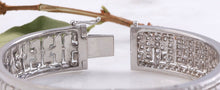 Load image into Gallery viewer, HEAVY Very Impressive 2.50 Carats Natural Diamond 18K Solid White Gold Bracelet