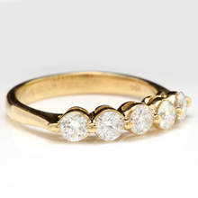 Load image into Gallery viewer, Splendid .90 Carats Natural Diamond 14K Solid Yellow Gold Ring