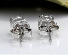 Load image into Gallery viewer, Exquisite 1.60 Carats Natural Diamond 14K Solid White Gold Stud Earrings