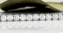 Load image into Gallery viewer, Very Impressive 3.75 Carats Natural VS Diamond 14K Solid White Gold Bracelet