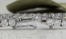 Load image into Gallery viewer, Very Impressive 3.75 Carats Natural VS Diamond 14K Solid White Gold Bracelet