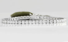 Load image into Gallery viewer, Very Impressive 3.75 Carats Natural VS Diamond 14K Solid White Gold Bracelet