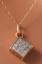 Load image into Gallery viewer, Splendid .90 Carats Natural Diamond 14K Solid Yellow Gold Pendant Necklace