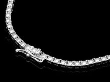 Load image into Gallery viewer, 26.80Ct Natural Tanzanite and Diamond 18K Solid White Gold Necklace