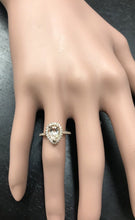 Load image into Gallery viewer, 1.40 Carats Exquisite Natural Morganite and Diamond 14K Solid Rose Gold Ring