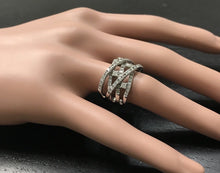 Load image into Gallery viewer, Splendid 1.00 Carats Natural Diamond 14K Solid White Gold Ring