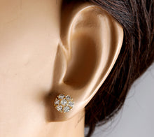Load image into Gallery viewer, Exquisite 1.00 Carat Natural VS1-VS2 Diamond 14K Solid Yellow Gold Earrings