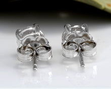 Load image into Gallery viewer, Exquisite .70 Carats Natural VS2-SI1 Diamond 14K Solid White Gold Stud Earrings
