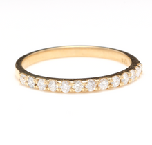 Load image into Gallery viewer, Splendid .35 Carats Natural Diamond 14K Solid Yellow Gold Ring
