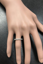 Load image into Gallery viewer, Splendid 0.16 Carats Natural Diamond 14K Solid White Gold Ring
