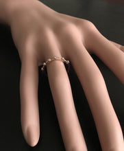 Load image into Gallery viewer, Splendid 0.10 Carats Natural Diamond 14K Solid Rose Gold Ring