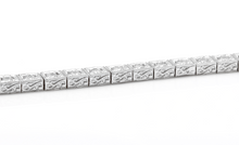 Load image into Gallery viewer, Very Impressive 3.20 Carats Natural Diamond 14K Solid White Gold Bracelet